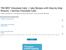 Tablet Screenshot of chocolatecakerecipepics.blogspot.com