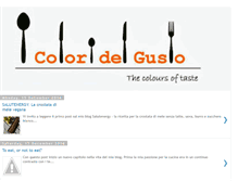 Tablet Screenshot of coloridelgusto.blogspot.com