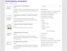 Tablet Screenshot of environmental-economics.blogspot.com