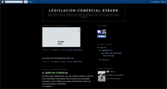 Desktop Screenshot of legislacion-comercial-esbabn.blogspot.com