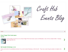 Tablet Screenshot of crafthubevents.blogspot.com