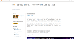 Desktop Screenshot of freelanceunconventionalnun.blogspot.com