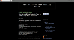 Desktop Screenshot of nehsclassof1969.blogspot.com