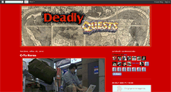 Desktop Screenshot of deadlyquests.blogspot.com