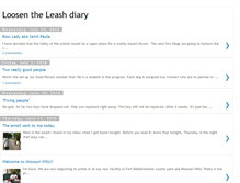 Tablet Screenshot of loosentheleashdiary.blogspot.com