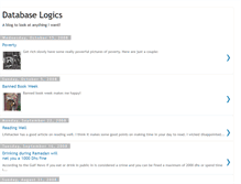 Tablet Screenshot of databaselogics.blogspot.com
