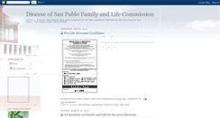 Desktop Screenshot of familyandlifecommission.blogspot.com