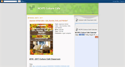 Desktop Screenshot of ncvpsculturecafe.blogspot.com