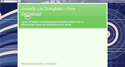 Desktop Screenshot of joomla16template.blogspot.com