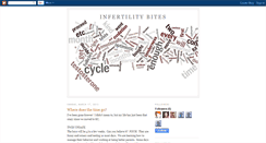 Desktop Screenshot of infertilitybites.blogspot.com