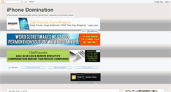 Desktop Screenshot of iphonedomination.blogspot.com