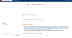 Desktop Screenshot of antiprovinciano.blogspot.com