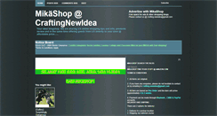 Desktop Screenshot of craftingnewidea.blogspot.com