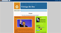 Desktop Screenshot of lorangedesiles.blogspot.com