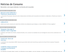 Tablet Screenshot of defensaconsumidores.blogspot.com