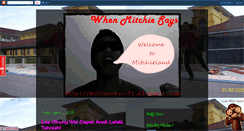Desktop Screenshot of mitchieyusoff.blogspot.com