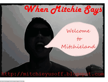 Tablet Screenshot of mitchieyusoff.blogspot.com
