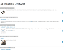 Tablet Screenshot of micreacionliteraria.blogspot.com