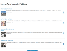 Tablet Screenshot of anossasenhoradefatima.blogspot.com