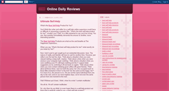 Desktop Screenshot of online-daily-reviews.blogspot.com