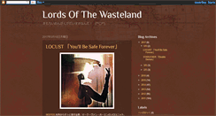 Desktop Screenshot of lordsofthewasteland.blogspot.com