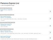 Tablet Screenshot of flamencoexpresslive.blogspot.com