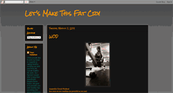 Desktop Screenshot of letsmakethisfatcry.blogspot.com