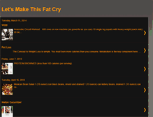 Tablet Screenshot of letsmakethisfatcry.blogspot.com