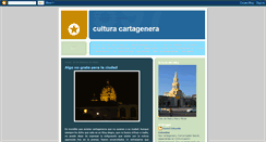 Desktop Screenshot of culturacartagenera.blogspot.com