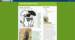 Desktop Screenshot of greendogwalkers.blogspot.com