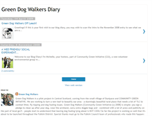 Tablet Screenshot of greendogwalkers.blogspot.com