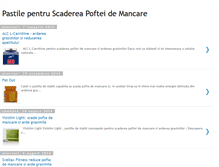 Tablet Screenshot of pastile-scaderea-poftei-de-mancare.blogspot.com