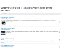 Tablet Screenshot of guitarrafacilgratis.blogspot.com