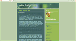 Desktop Screenshot of kingdomanimalia.blogspot.com