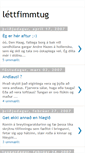 Mobile Screenshot of lettfimmtug.blogspot.com