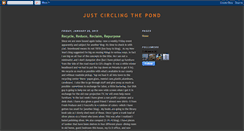 Desktop Screenshot of justcirclingthepond.blogspot.com