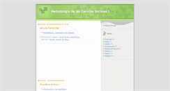 Desktop Screenshot of metodologiadelascienciassociales.blogspot.com