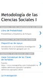 Mobile Screenshot of metodologiadelascienciassociales.blogspot.com