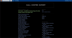 Desktop Screenshot of call-centre-expert.blogspot.com