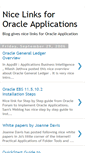 Mobile Screenshot of oracleapplinks.blogspot.com