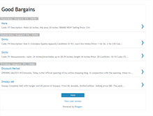 Tablet Screenshot of goodbargains.blogspot.com