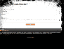 Tablet Screenshot of catrionamacaulay.blogspot.com