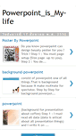 Mobile Screenshot of powerpoint-is-lifestyle.blogspot.com