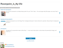 Tablet Screenshot of powerpoint-is-lifestyle.blogspot.com