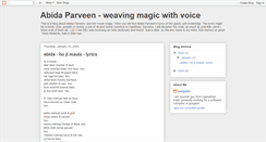 Desktop Screenshot of abida.blogspot.com