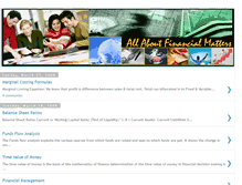 Tablet Screenshot of aboutfinancialmatters.blogspot.com