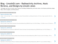 Tablet Screenshot of lincolndj.blogspot.com