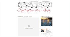 Desktop Screenshot of cancioneirosemrima.blogspot.com