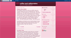 Desktop Screenshot of coffeeandrattlesnakes.blogspot.com