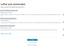 Tablet Screenshot of coffeeandrattlesnakes.blogspot.com